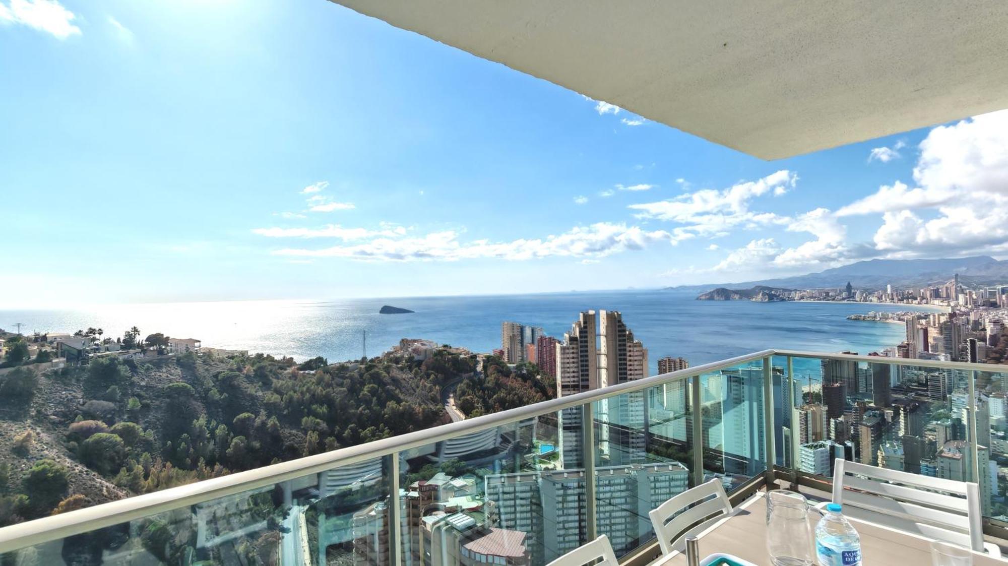 Skyline 31 Terraza Privada Con Vistas Al Mar Lejlighed Benidorm Eksteriør billede