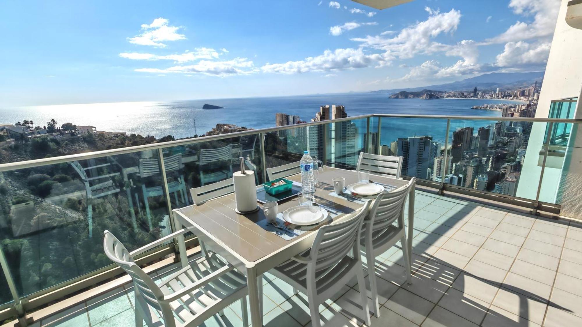 Skyline 31 Terraza Privada Con Vistas Al Mar Lejlighed Benidorm Eksteriør billede