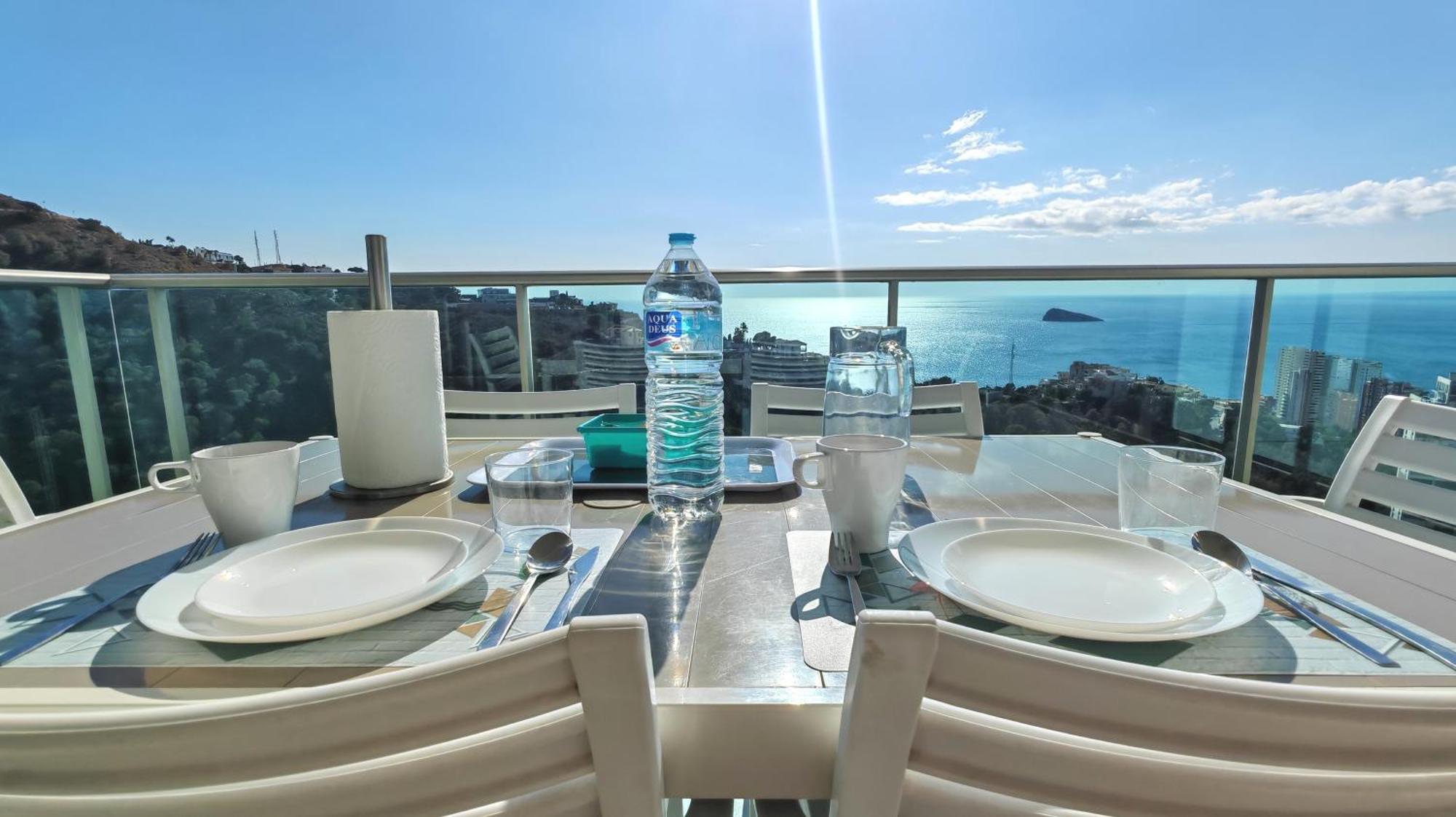 Skyline 31 Terraza Privada Con Vistas Al Mar Lejlighed Benidorm Eksteriør billede